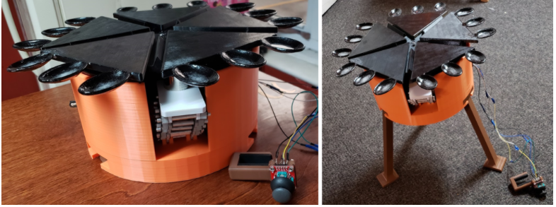 Spring prototype CAD, full assembly