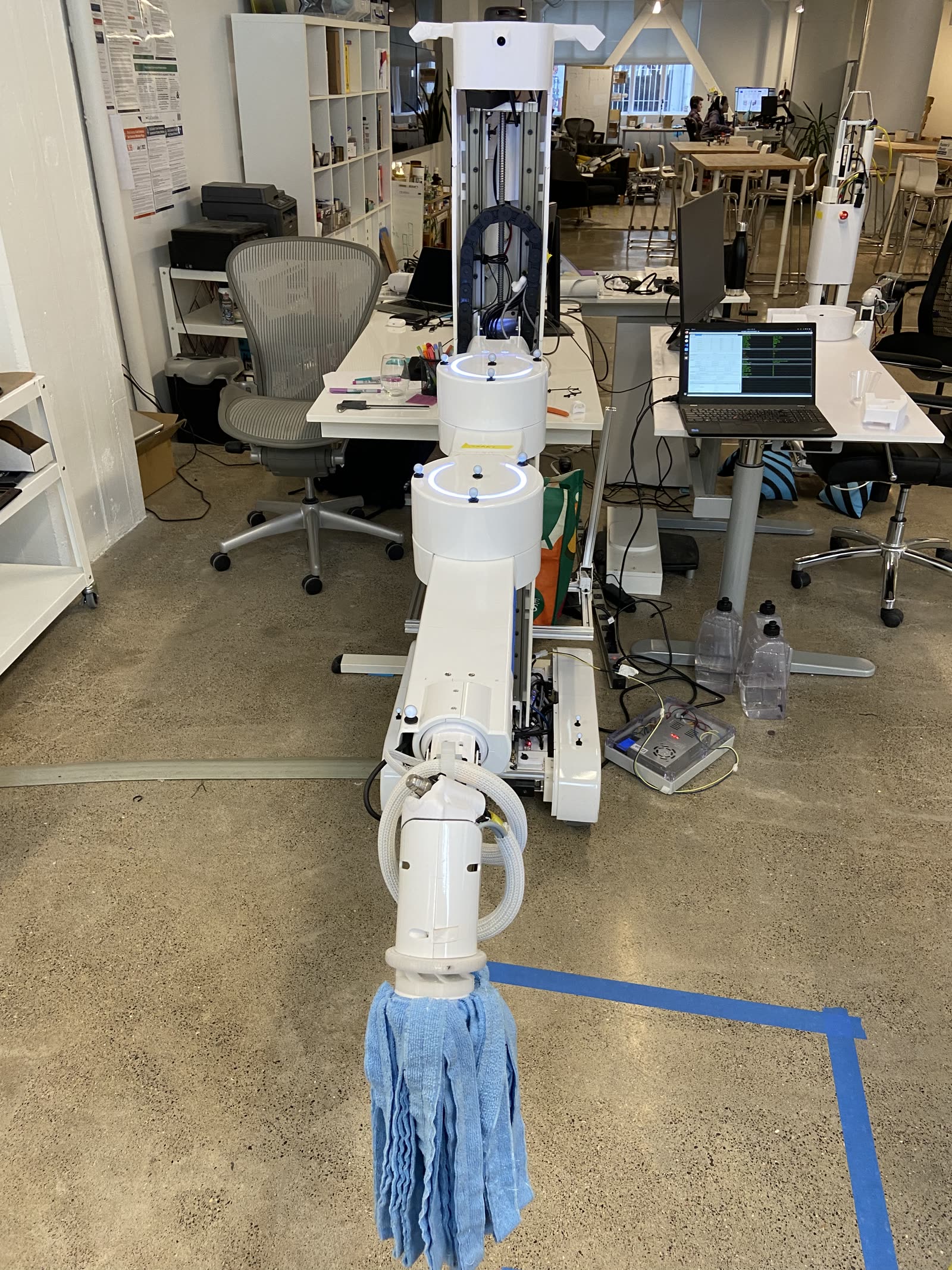 Arm after calibration