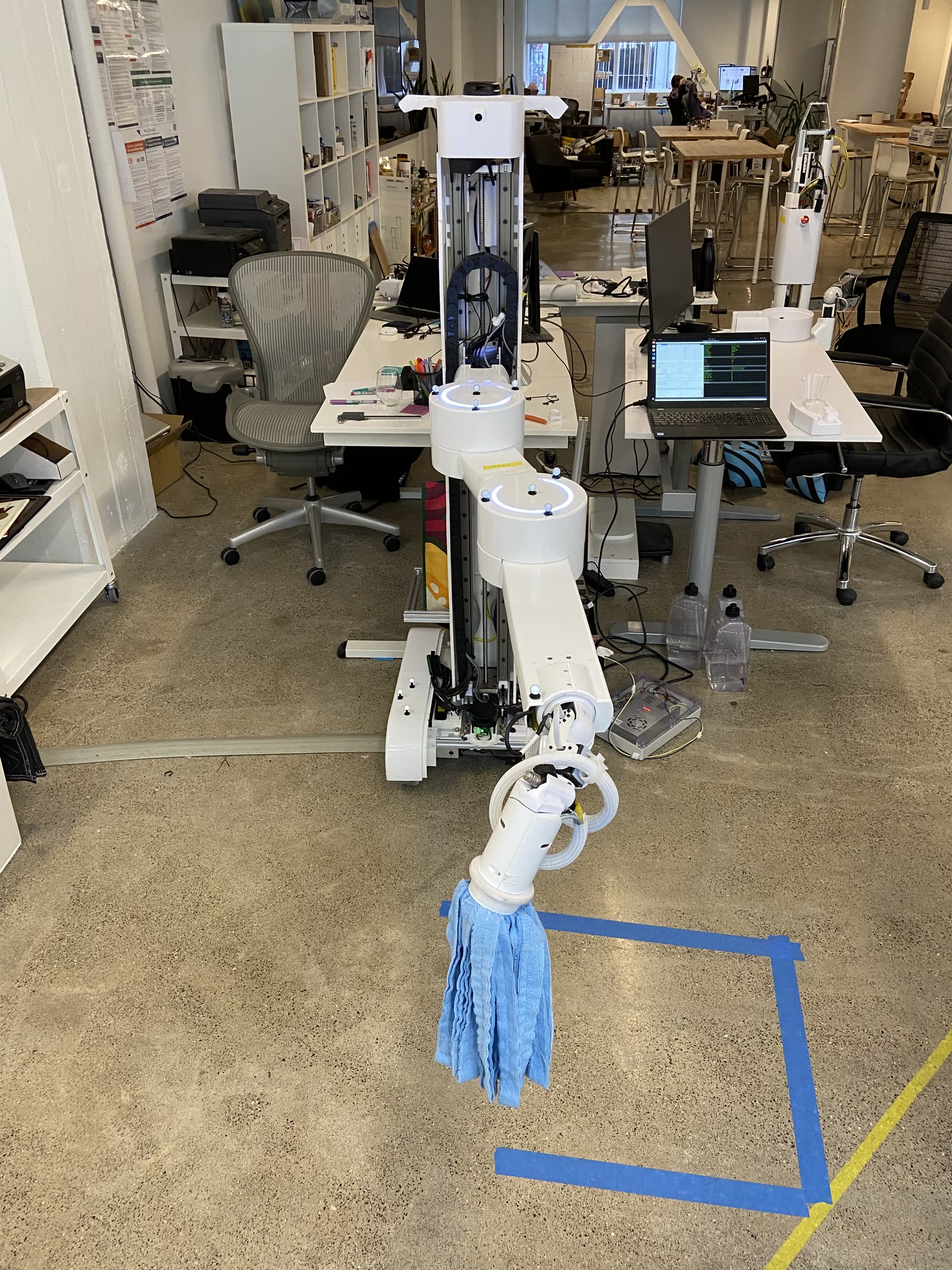 Arm before calibration